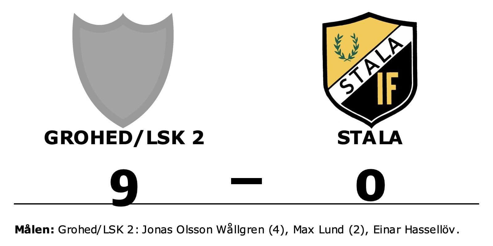 Grohed/LSK 2 vann mot Stala